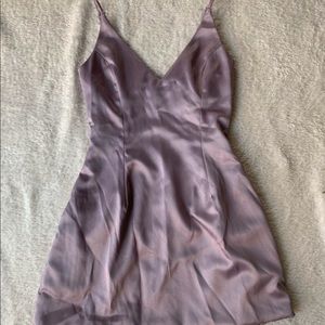 Short lavender dress